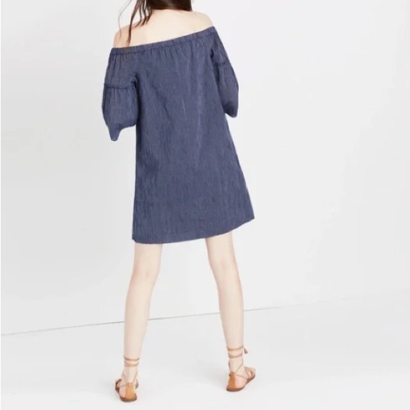Madewell Pinstripe Sundress. - Picture 2 of 7